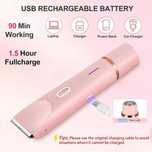 Dual-Head Electric Hair Trimmer for Women