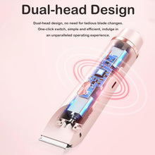 Dual-Head Electric Hair Trimmer for Women