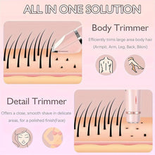 Dual-Head Electric Hair Trimmer for Women