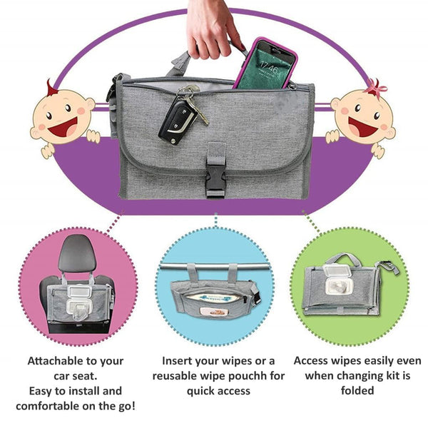 Portable Diaper Changing Station Bag