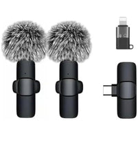 DUAL WIRELESS MICROPHONE SYSTEM - Professional Audio for iPhone & Android