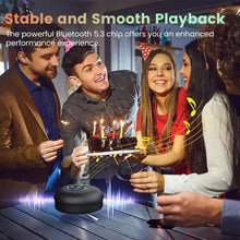 Waterproof Bluetooth Speaker with LED lights and Suction Cup