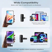 DUAL WIRELESS MICROPHONE SYSTEM - Professional Audio for iPhone & Android