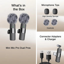 DUAL WIRELESS MICROPHONE SYSTEM - Professional Audio for iPhone & Android