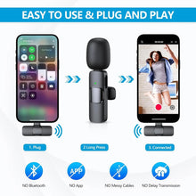 DUAL WIRELESS MICROPHONE SYSTEM - Professional Audio for iPhone & Android