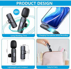 DUAL WIRELESS MICROPHONE SYSTEM - Professional Audio for iPhone & Android